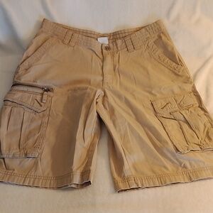 Columbia Omni Shade Sun Protection Hiking Cargo Shorts Men's 36 Read